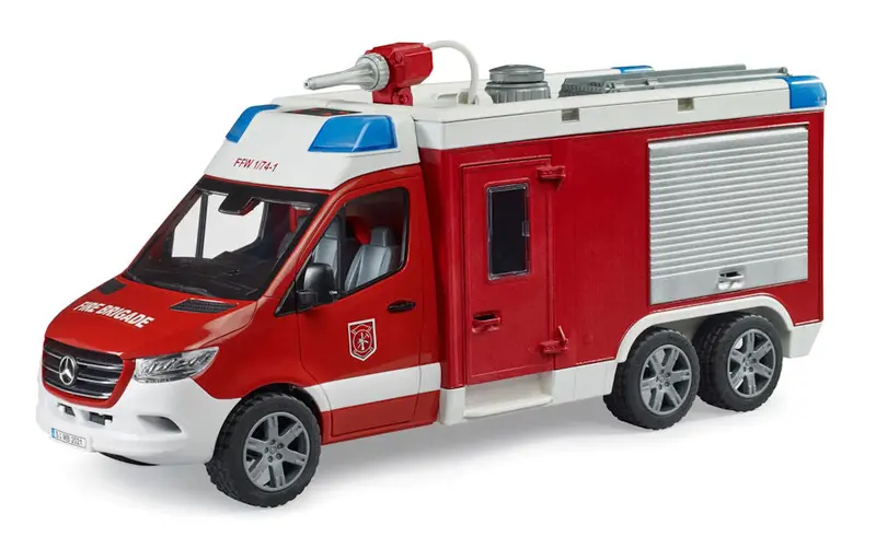 #02680 1/16 Mb Sprinter Fire Engine With Lights And Sound 1