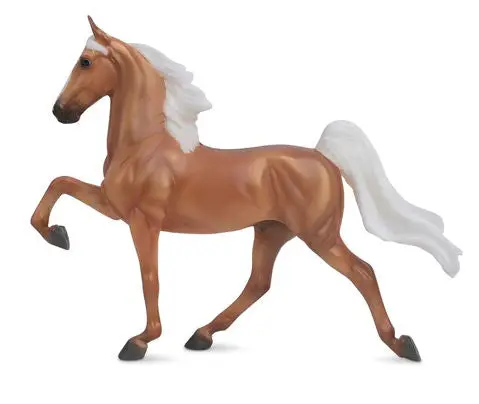 #1055 1/12 Palomino Saddlebred Horse 1