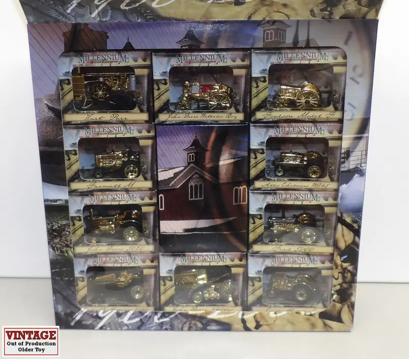 #12031G 1/64 Millennium Farm Classics 10-Pc Tractor Set, Gold Plated Version 1