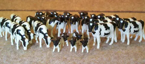 #12662B 1/64 Holstein Cows & Calves, 25 Pc. 1