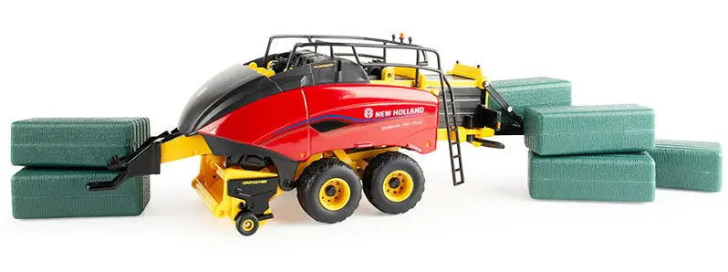 #13972 1/32 New Holland Big Baler 340 Plus Large Square Baler With Bales 1
