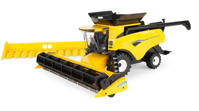 #13974 1/32 New Holland Cr8.90 Combine With 2 Heads 1