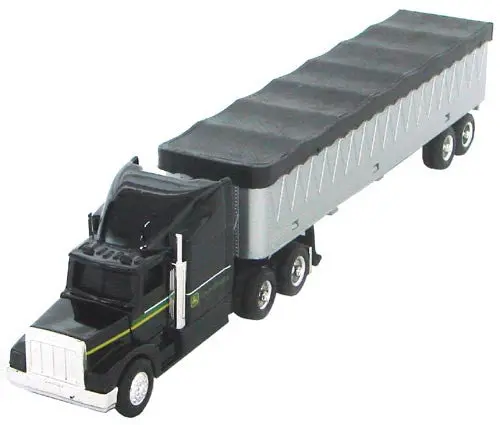 #15978 1/64 John Deere Peterbilt With Grain Trailer 1