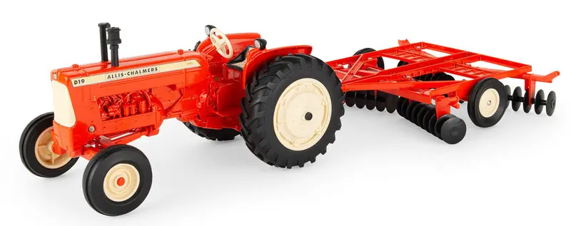 #16441 1/16 Allis-Chalmers D19 Tractor With Disk Set 1