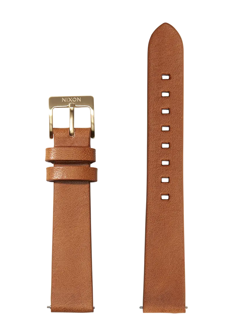 16Mm Veg Tanned Leather Band - Saddle 1