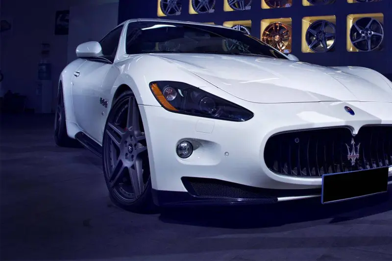 2007-2011 Maserati Gran Turismo  Ran Turismo S Carbon Fiber Front Lip Splitter 1