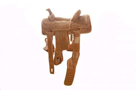 #200868 1/16 Calf Roping Saddle 1