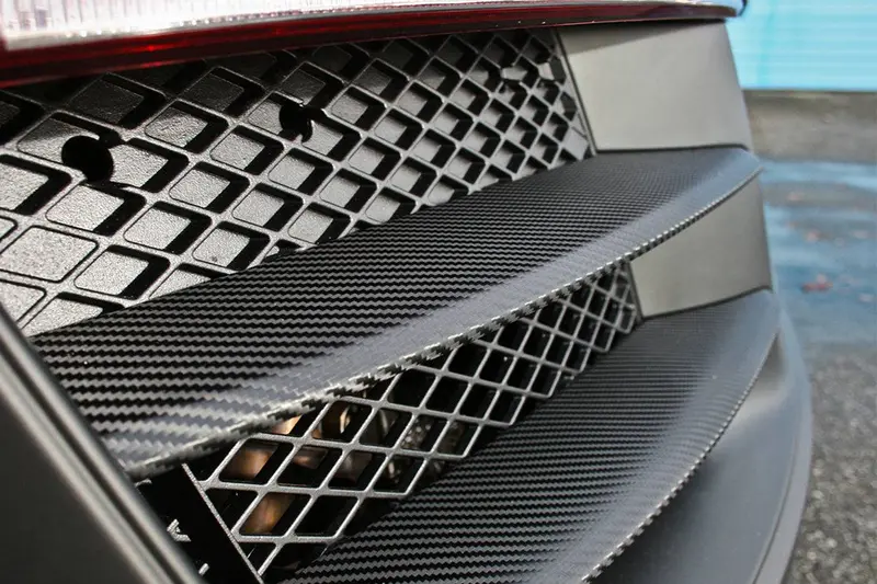 2009-2015 Audi R8 Coupe Spyder Oe Style Carbon Fiber Rear Air Duct Splitter Replacement 1