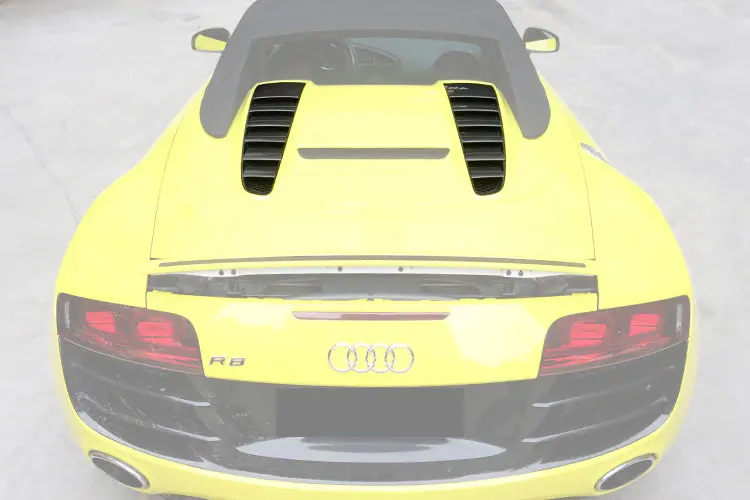 2009-2015 Audi R8 Spyder Oe Style Carbon Fiber Trunk Air Scoop Cover 1