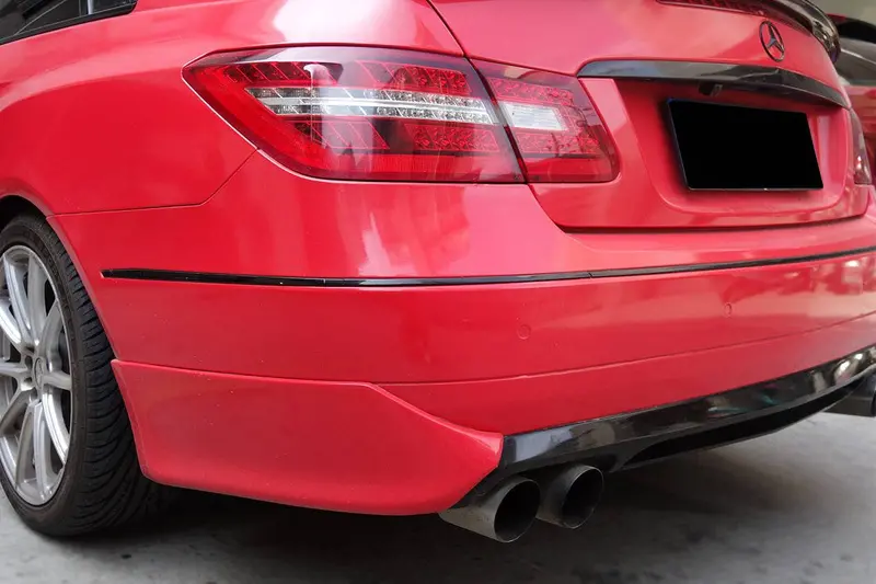 2010-2013 Mercedes Benz E Class W207 Coupe Ls Style Rear Lip Caps 1