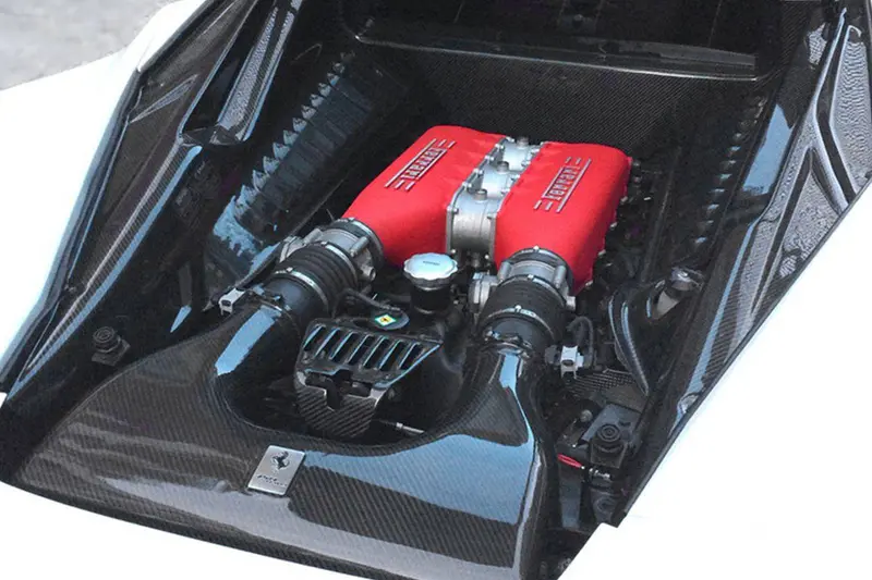 2010-2015 Ferrari 458 Coupe Spider Oe Style Dry Carbon Fiber Airbox 1
