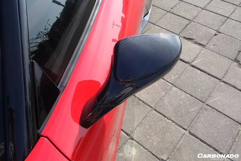 2010-2015 Ferrari 458 Oe Style Dry Carbon Fiber Mirror Replacement | Coupe, Spider, Speciale 1