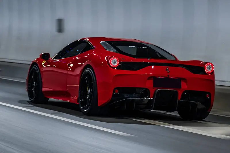 2010-2015 Ferrari 458 Speciale Style Carbon Fiber Rear Lip Diffuser 1