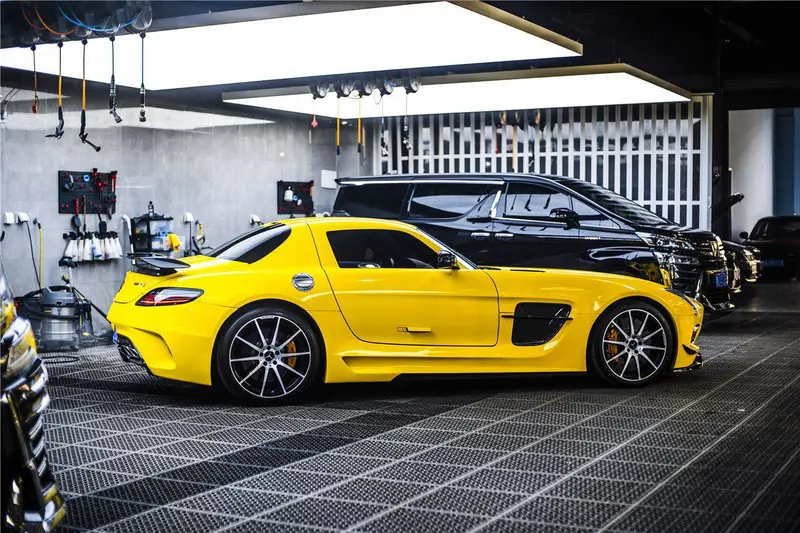 2010-2015 Mercedes Benz W197 Sls Amg Bkss Style Side Skirts & Fender 1