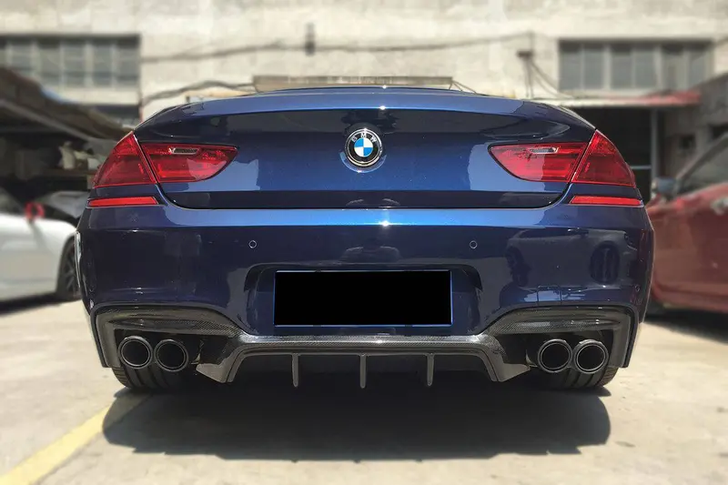 2011-2018 Bmw 6 Series F06 F12 F13 M-Sport Vrs Style Carbon Fiber Rear Lip (Mt Only) 1