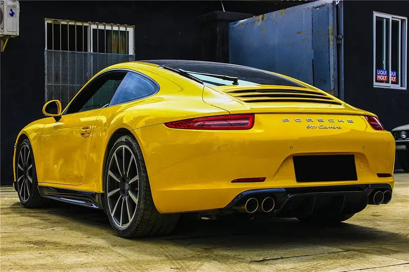 2012-2015 Porsche 911 991.1 Carrera  S  4S Vrs Style Carbon Fiber Rear Diffuser 1