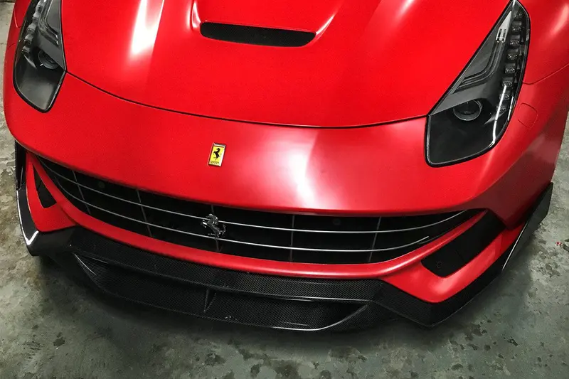 2012-2017 Ferrari F12 Berlinetta Dc Style Carbon Fiber Front Lip 1