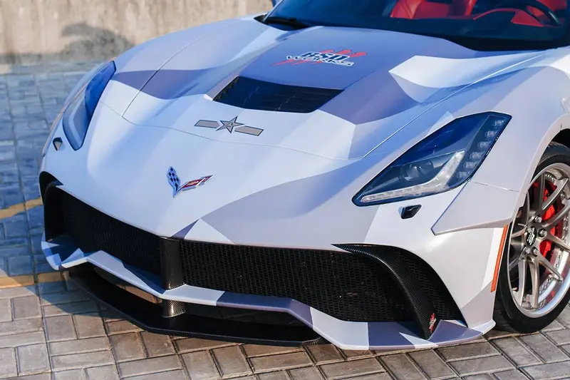 2013-2019 Corvette C7 Z51 Oe Style Carbon Fiber Hood Vent 1