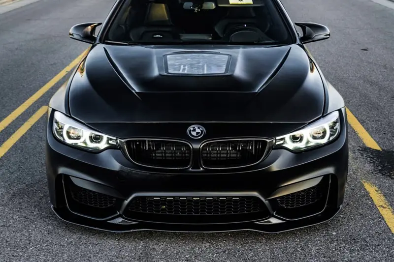 2014-2020 Bmw M3 F80 M4 F82 Sm Style Carbon Fiber Front Lip | Fits M3 F80, M4 F82, F83 M4 1