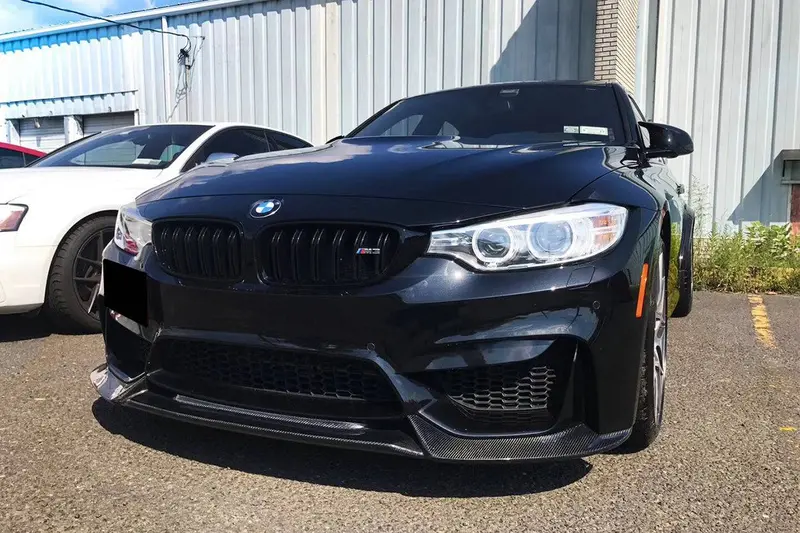 2014-2020 Bmw M3 F80 M4 F82 Va Style Carbon Fiber Front Lip 1