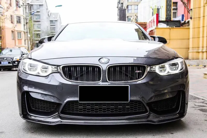 2014-2020 Bmw M3 F80 M4 F82 Vrs Style Carbon Fiber Front Lip 1