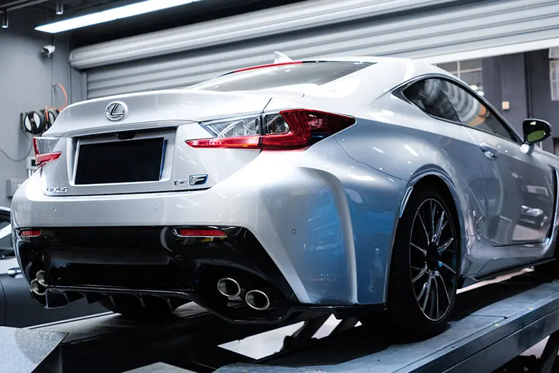 2015-2018 Lexus Rc F Lx Style Carbon Fiber Rear Diffuser 1