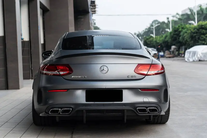 2015-2018 Mercedes Benz W205 C63  S Amg Coupe Ps Style Rear Diffuser 1