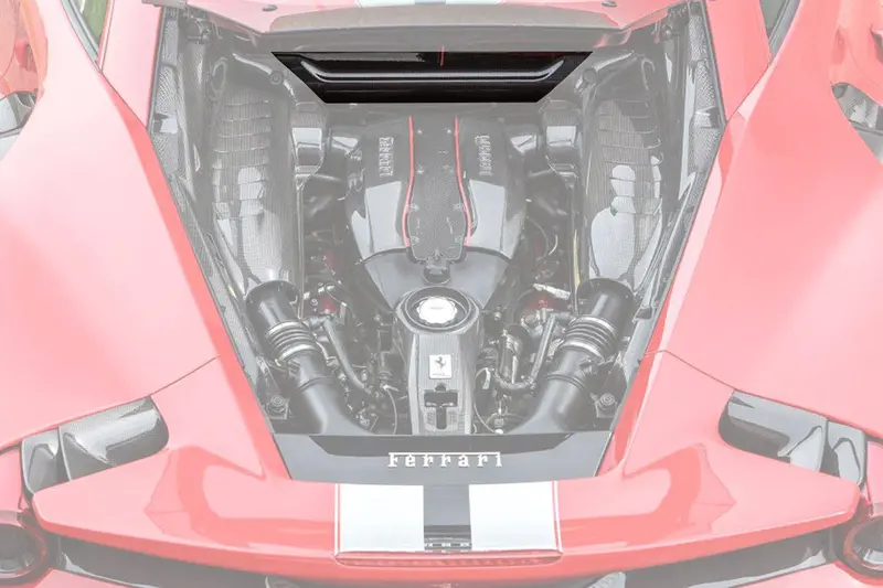 2015-2023 Ferrari Autoclave Carbon Fiber Firewall Cover | Engine Bay Trim Panel Replacement | Fits 488Gtb, 488Pista, F8 1