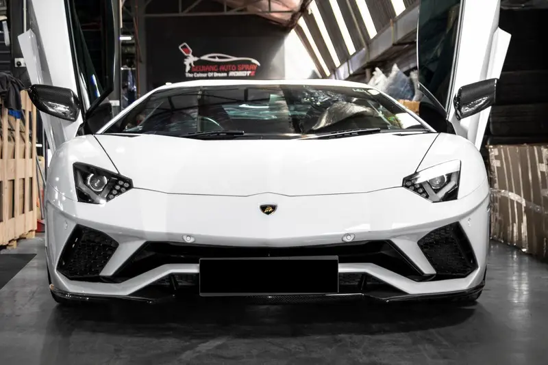 2017-2021 Lamborghini Aventador Autoclave Carbon Fiber Front Lip Carbonado Oem Fits: Lp740 Coupe | Roadster 1