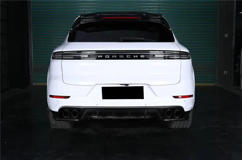 2018–2026 Porsche Cayenne 9Y0 9Y3 Carbon Fiber Kt-Style Rear Diffuser, Fits Suv And Coupe Models | Fits E-Hybrid, Turbo, Turbo E-Hybrid, Turbo S E-Hybrid 1