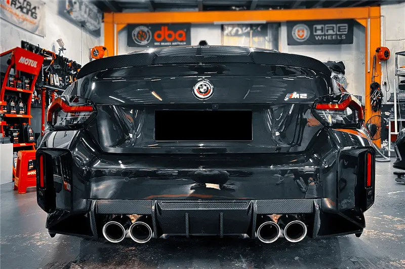 2021-Up Bmw M2 G87 Od-R Style Dry Carbon Fiber Rear Diffuser Lip 1