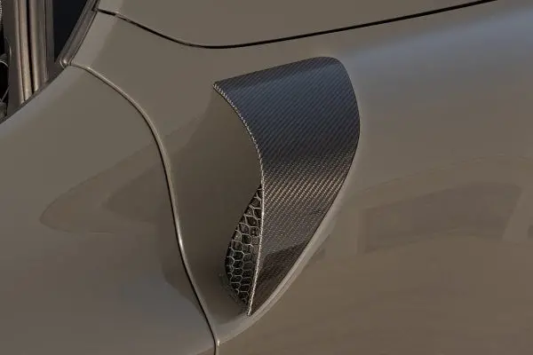 2022-2026 Ferrari 296 Type F171 Nvt Style Autoclave Carbon Fiber Quarter Panel Side Scoops | Fits Gtb, Gts 1