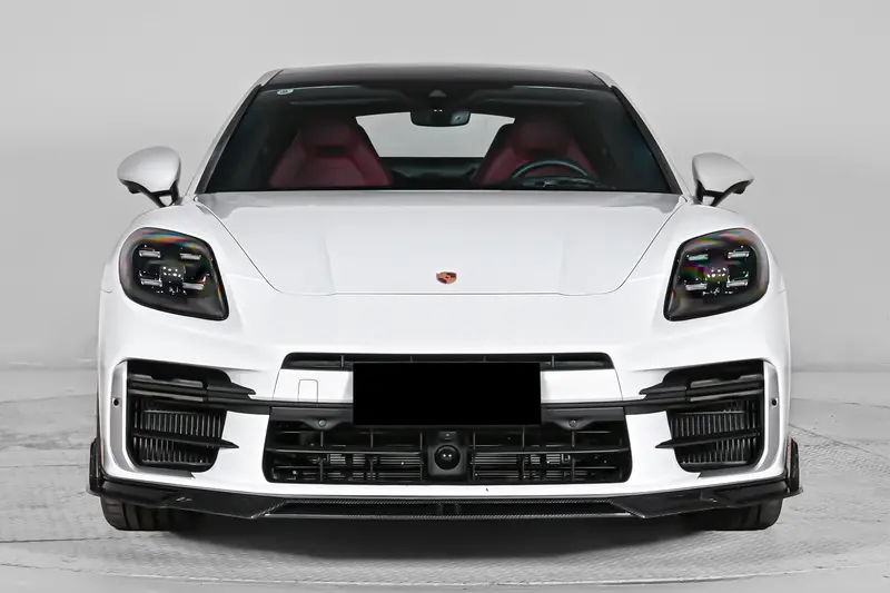 2024-2026 Porsche Panamera 976 Kda Style Autoclave Carbon Fiber Front Lip | Turbo, Turbo S, Gts, Turbo E-Hybrid, Turbo S E-Hybrid 1