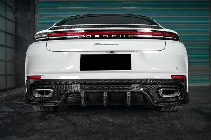 2024-2026 Porsche Panamera 976 Kda Style Autoclave Carbon Fiber Rear Diffuser Lip | Fits S, 4, 4S, E-Hybrid, 4 E-Hybrid, Sport Turismo, Turbo, Turbo S, Gts, Turbo E-Hybrid, Turbo S E-Hybrid 1