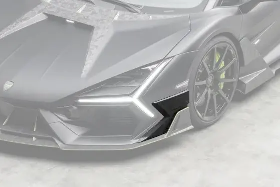 2024-Up Lamborghini Revuelto Msy Style Autoclave Carbon Fiber Front Bumper Side Splitter 1