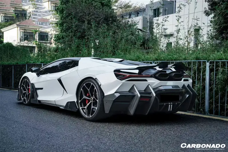 2024-Up Lamborghini Revuelto Msy Style Autoclave Carbon Fiber Rear Diffuser Lip 1