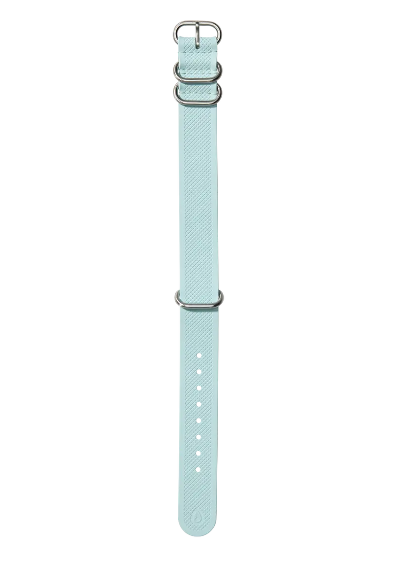 20Mm Fkm Rubber One Piece Band - Ocean Blue 1