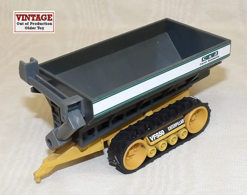 #2323Eo 1/64 Cat Vfs50 Undercarriage With Grain Cart - No Package, As Is 1