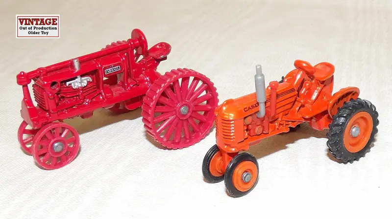 #238Eo 1/64 Farmall F-20 & Case Vac Historical Set - Used, As Is 1