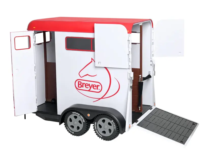 #2619 1/9 Traditional Two-Horse Trailer 1