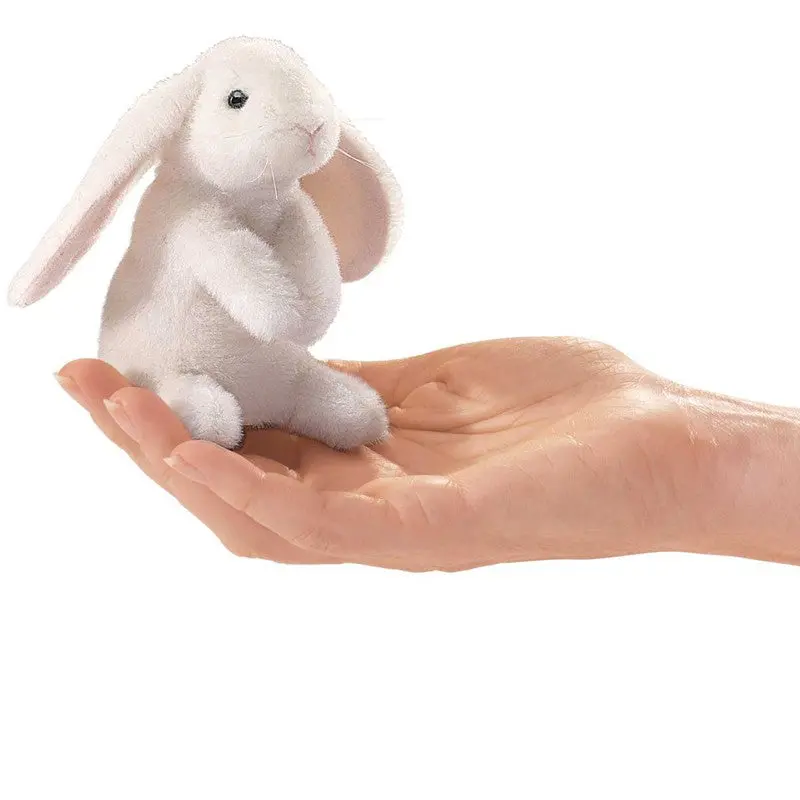 #2745Fm Mini Lop Eared Rabbit Finger Puppet 1