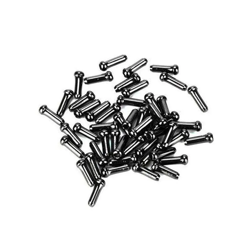 30Pcs Black Aluminum Cable End Crimps 1