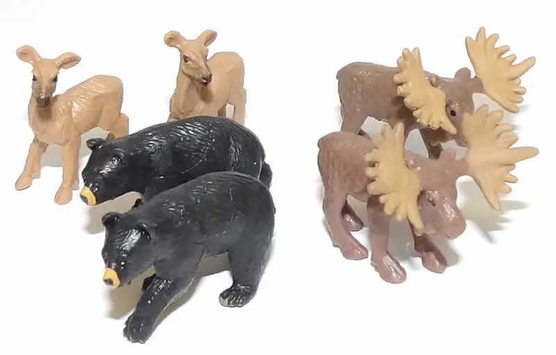 #350012 1/87 Wildlife Assortment 1, 6 Pc. 1