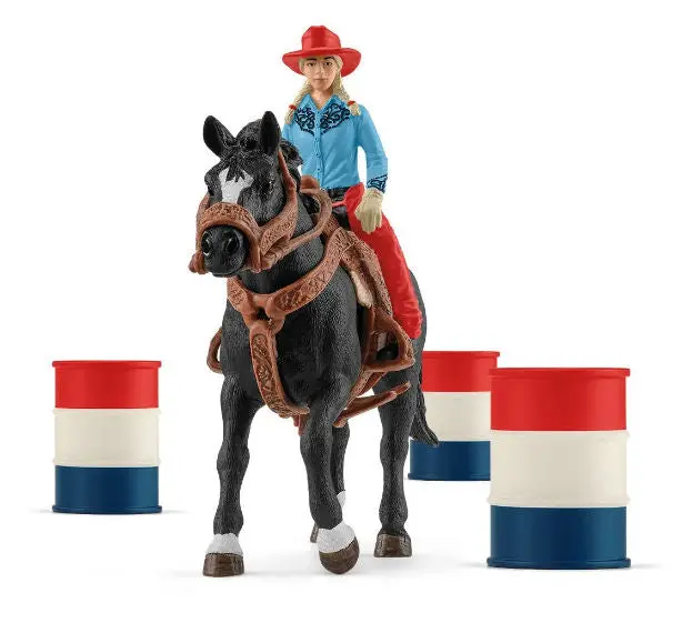 #42576 1/20 Cowgirl Barrel Racing Fun Playset 1