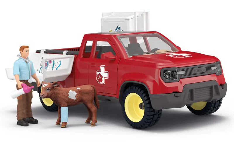 #42727 1/20 Veterinarian Pickup At The Farm Set 1
