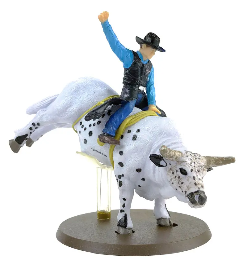 #442Bc 1/20 Pbr Smooth Operator Bull With Rider 1