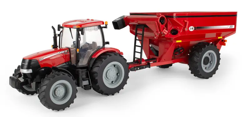 #44459 1/16 Case-Ih Puma 215 Tractor With J&M 875 Grain Cart 1