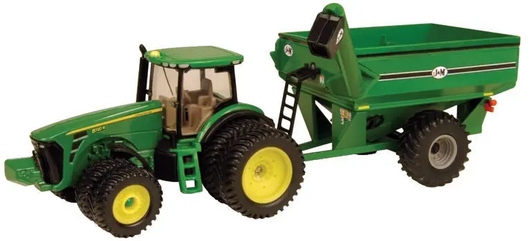 #45236 1/64 John Deere 8320R With Duals & J&M Grain Cart 1