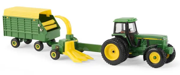 #45589 1/64 John Deere 4960 Tractor With Forage Harvester & Wagon Set 1