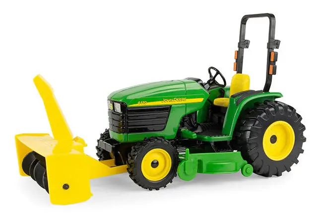 #45898 1/16 John Deere 4410 Tractor With Mower Deck & Snow Blower 1